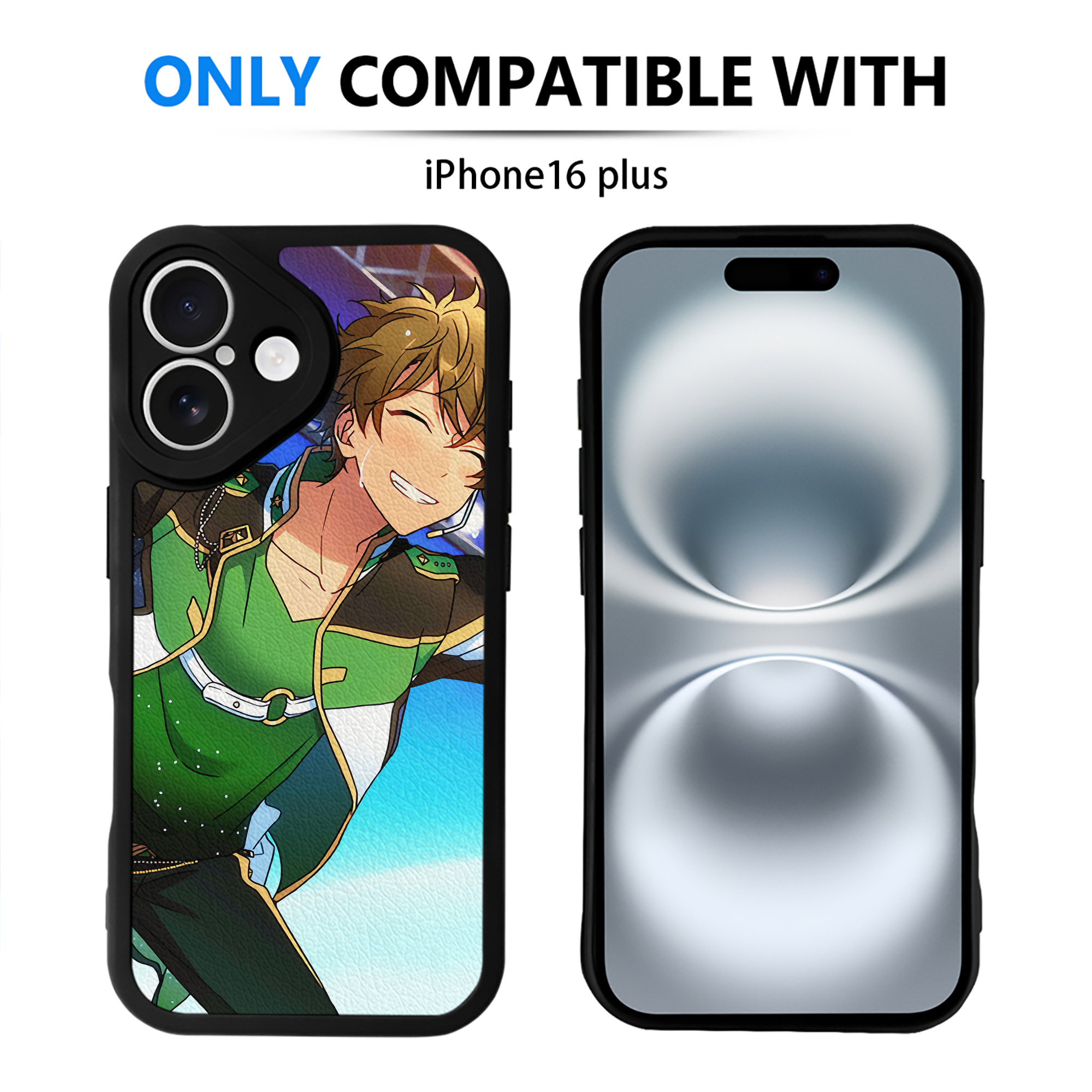 （画像用） あんさんぶるスターズ! Ensemble Stars 【iPhone 16シリーズ対応】シリコンスマホケース（レザー調） 材質：シリコン